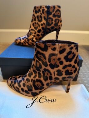 J. Crew Collection Metropolitan Calf Hair Ankle Boot